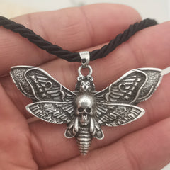 Men's Moth Pendant Alloy Necklace Popular Jewelry