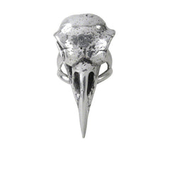 Rebeschadel Ring Raven Skull Alchemy Gothic Ring